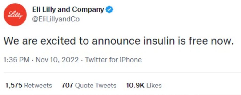 Eli Lily - Twitter