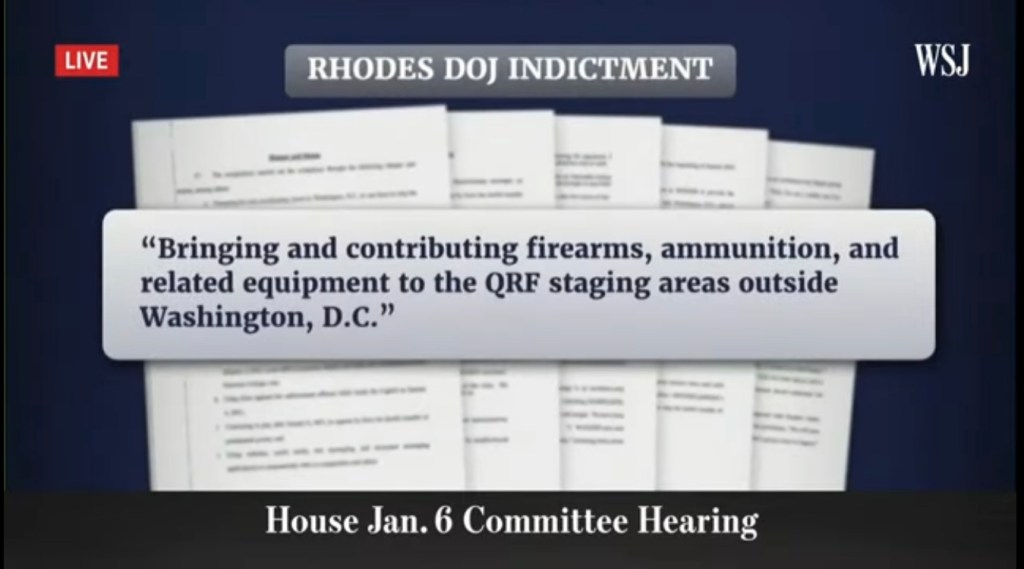 Preparare le armi per l'assalto a Capitol Hill